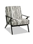 Craftmaster Furniture Wood and Fabric Accent Chair