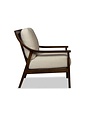 Craftmaster Furniture Wood and Fabric Accent Chair