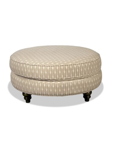 Craftmaster Furniture Round Cocktail Ottoman