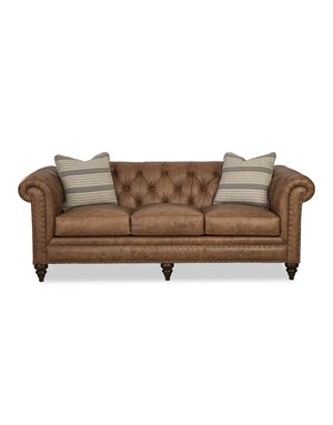 Craftmaster Furniture 7431 Leather Sofa