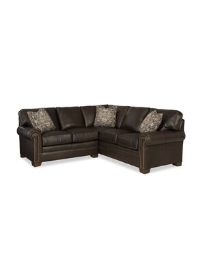 Craftmaster Furniture 7565 Leather Sectional