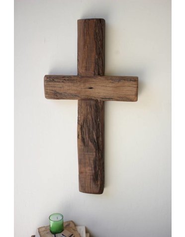 Recycled Wooden Cross NSE1050