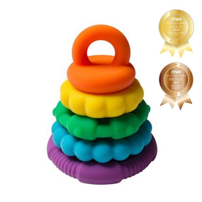 RAINBOW STACKER AND TEETHING TOY