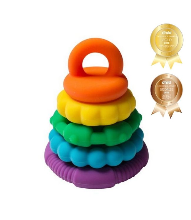 RAINBOW STACKER AND TEETHING TOY