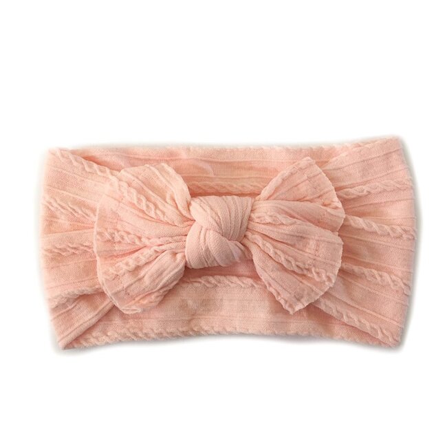 Sister Bows WILLOW HEADBAND - PALE PEACH