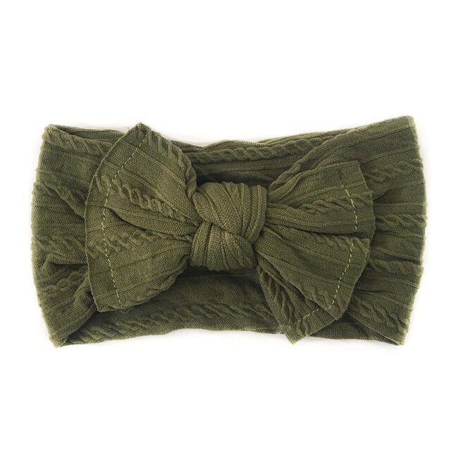 Sister Bows WILLOW HEADBAND - OLIVE