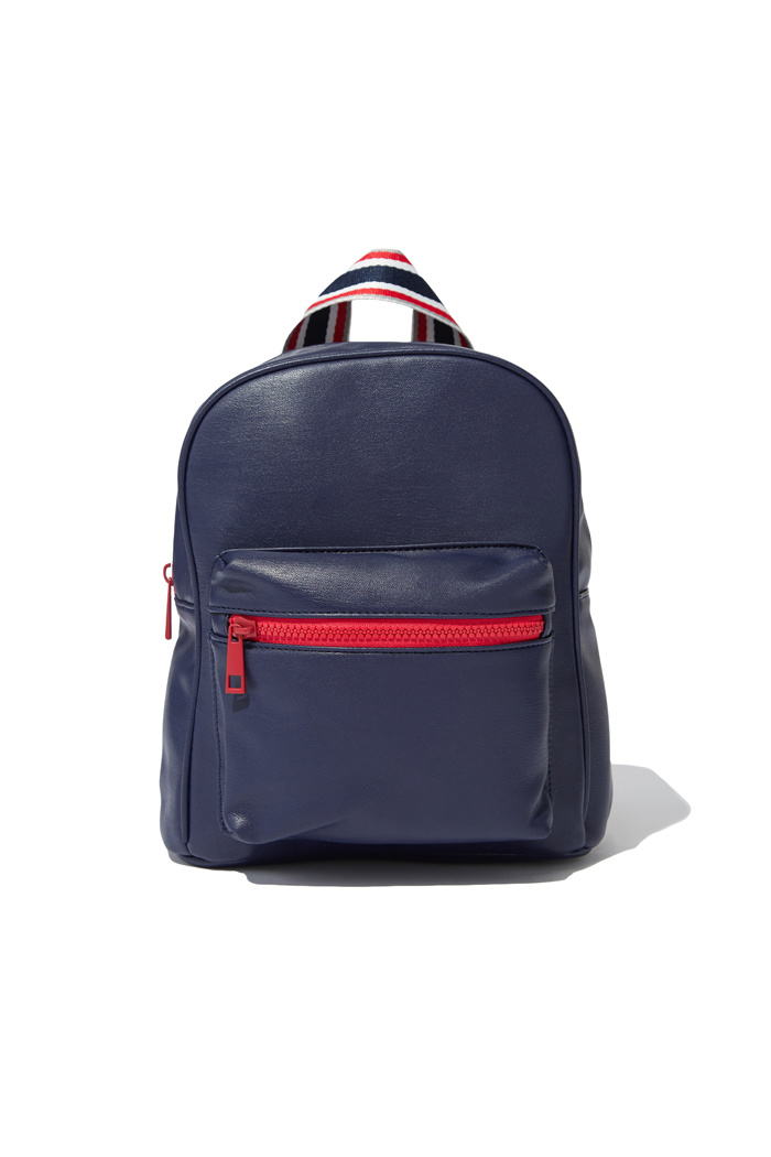 navy backpack