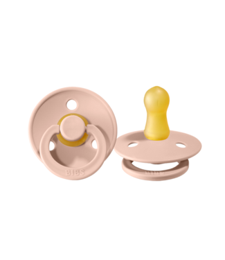 BIBS Dummys 2 PACK BIBS DUMMIES - SIZE 2 BLUSH
