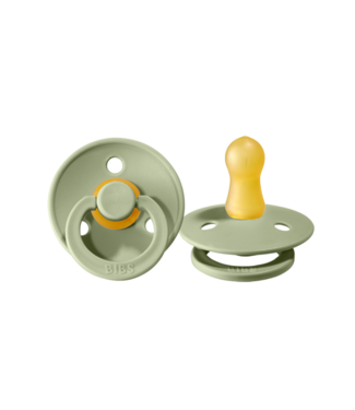 BIBS Dummys 2 PACK BIBS DUMMIES - SIZE 1  SAGE