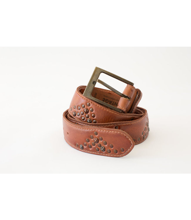 cognac belt