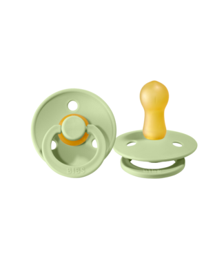 BIBS Dummys 2 PACK BIBS DUMMIES - SIZE 2 PISTACHIO