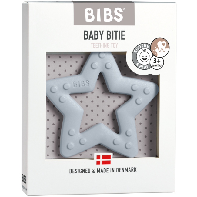 BIBS BABY BITIE - BABY BLUE STAR