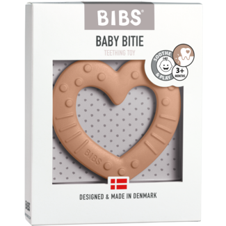 BIBS BABY BITIE - PEACH HEART