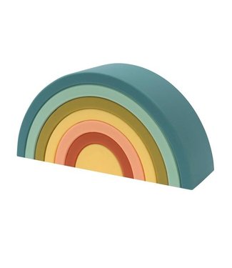 SILICONE RAINBOW STACKER-BLUEBERRY
