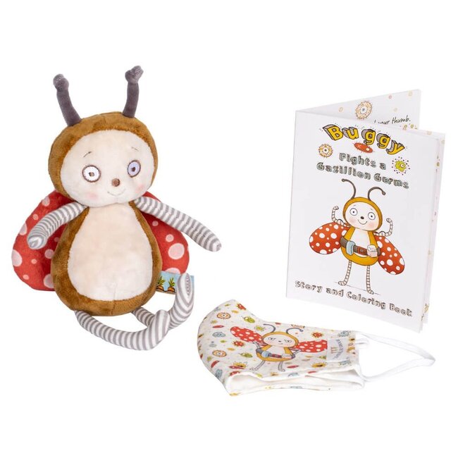 BUGGY THE GERMINATOR - PLUSH, MASK + BOOK SET - Online Only