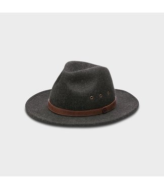 BILLY BONES CLUB SHADOW GREY FEDORA