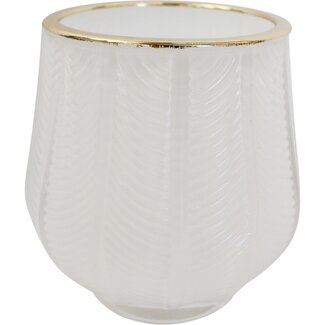 WHITE WEAVE VOTIVE