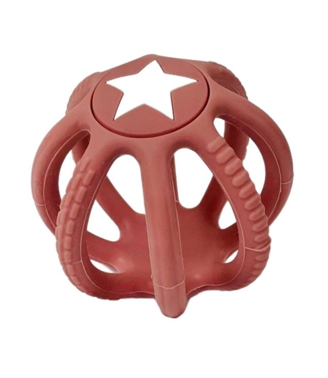 TEETHER SILICONE BALL - PINK