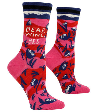 Blue Q DEAR WINE CREW SOCK