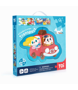 4 IN 1 PUZZLE - TRANSPORT