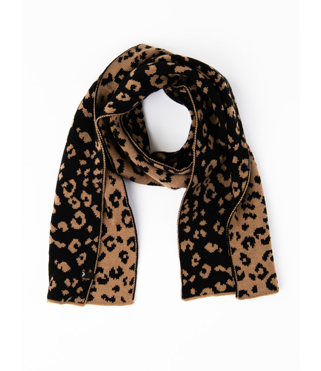 Cleo Leopard Print Scarf