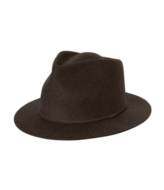LADIES FEDORA HAYLE - BROWN MARLE