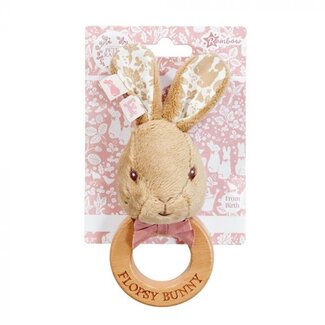 WOODEN RING RATTLE FLOPSY