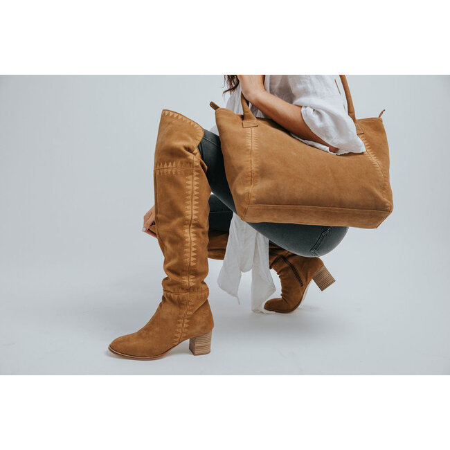MARLEE TAN SUEDE Fox Willow Emporium