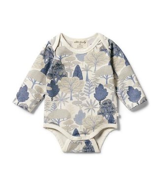 WILSON AND FRENCHY Organic Envelope Bodysuit - The Forest