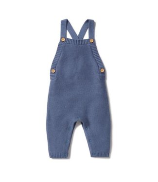 WILSON AND FRENCHY Knitted Overall - Blue Depths
