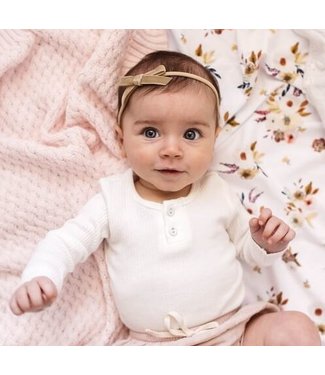 SNUGGLE HUNNY KIDS PEBBLE VELVET BOW