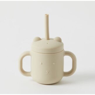 Pilbeam HENNY SILICONE SIPPY CUP WITH STRAW