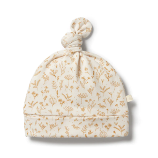 WILSON AND FRENCHY ORGANIC KNOT HAT - LITTLE GARDEN