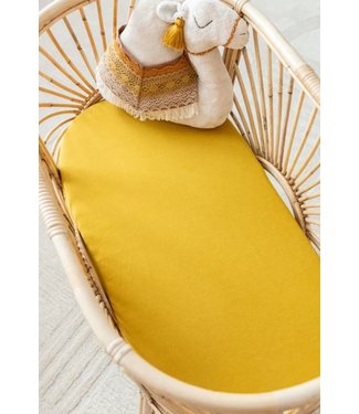 kiin ORG CHANGE PAD/BASSINET SHEET - MUSTARD