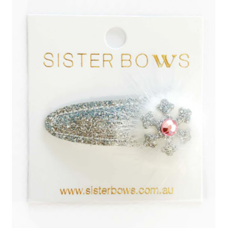 Sister Bows SNOWFLAKE CLIP