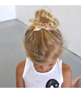 Sister Bows FAUX LEATHER BOWS - ROSE GOLD
