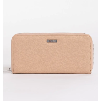 RUSTY ESSENCE ZIP AROUND WALLET - NUDE