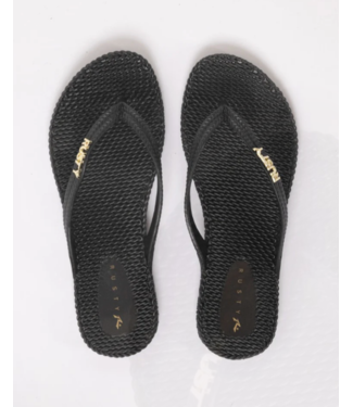 RUSTY FLIP OUT THONG  - BLACK