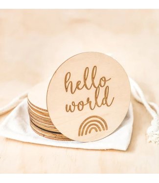 kiin BABY MILESTONE WOODEN DISCS
