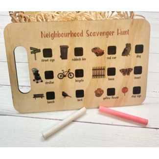 SCAVENGER HUNT BOARD - NEIGHBOURHOOD