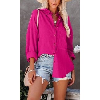 LUCY COTTON BUTTON DOWN SHIRT -