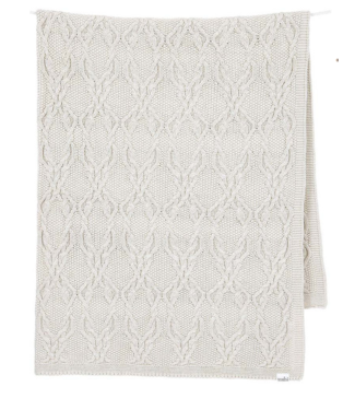 Toshi ORGANIC BOWIE BLANKET - PEBBLE