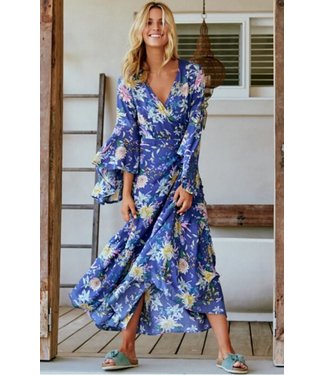 Azalosie wrap maxi clearance dress