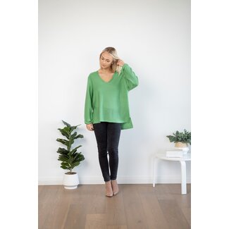REESE KNIT TOP - GREEN  K3020-GN