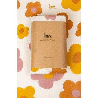 kiin ORGANIC COT SHEETS - COT - BLOOM