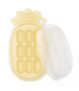 HAAKAA HAAKAA SILICONE PINEAPPLE NIBBLE TRAY - BANANA