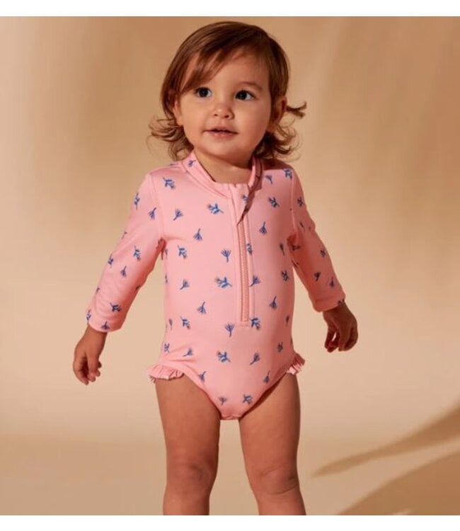 Long sleeve swimsuit sales for baby girl