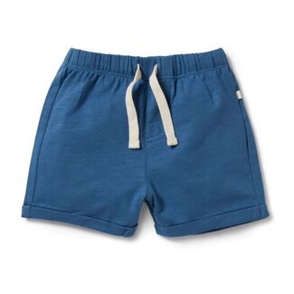 WILSON AND FRENCHY DARK BLUE ORG TIE FRONT SHORT