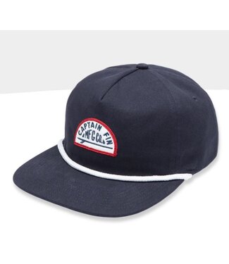 CAPTAIN FIN CO. STACK PATCH HAT - VINTAGE NAVY