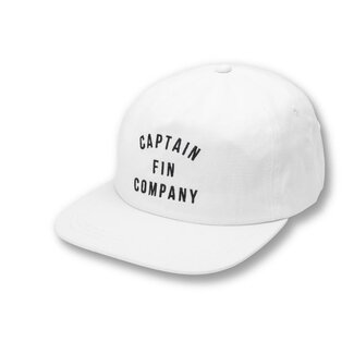 CAPTAIN FIN CO. COLLEGE HAT - WHITE
